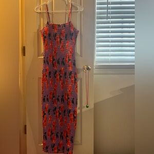 White Fox Boutique Colorful Patterned Maxi Dress